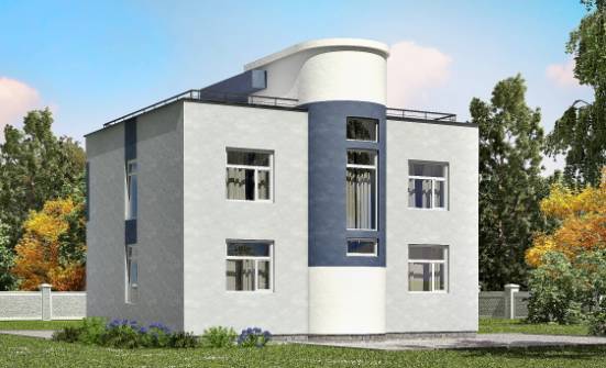 180-005-П Проект двухэтажного дома, просторный загородный дом из поризованных блоков Нальчик | Проекты домов от House Expert