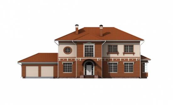 285-001-Л Проект двухэтажного дома, гараж, просторный дом из кирпича Нальчик | Проекты домов от House Expert