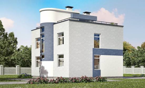 180-005-П Проект двухэтажного дома, просторный загородный дом из поризованных блоков Нальчик | Проекты домов от House Expert