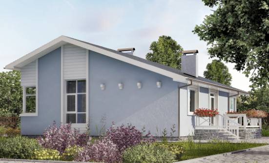 110-003-Л Проект одноэтажного дома, недорогой загородный дом из арболита Нальчик | Проекты домов от House Expert