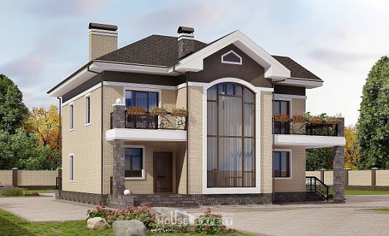 200-006-П Проект двухэтажного дома, классический домик из кирпича Прохладный | Проекты домов от House Expert