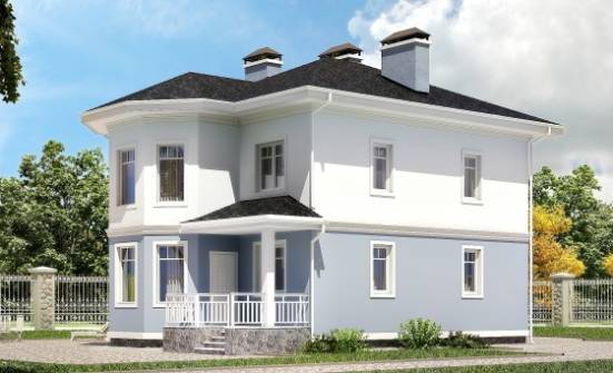 120-001-П Проект двухэтажного дома, небольшой домик из блока Нальчик | Проекты домов от House Expert