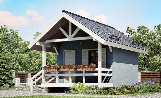 020-001-Л Проект одноэтажного дома, экономичный загородный дом из дерева Нальчик | Проекты домов от House Expert