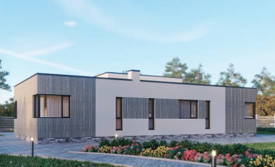 175-001-Л Проект одноэтажного дома, бюджетный домик из газобетона Прохладный | Проекты домов от House Expert