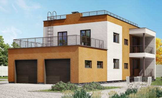 180-012-П Проект двухэтажного дома и гаражом, уютный домик из кирпича Прохладный | Проекты домов от House Expert