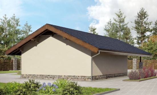 060-005-П Проект гаража из кирпича Нальчик | Проекты домов от House Expert