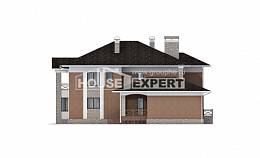 520-002-Л Проект трехэтажного дома, гараж, красивый дом из бризолита Прохладный, House Expert
