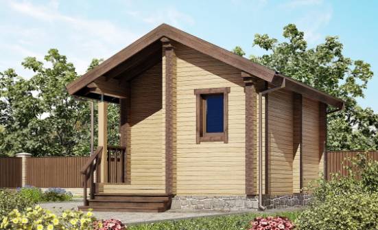 020-002-П Проект бани из дерева Нальчик | Проекты одноэтажных домов от House Expert