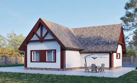 145-002-Л Проект гаража из пеноблока Нальчик | Проекты домов от House Expert