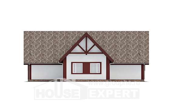 145-002-Л Проект гаража из блока Прохладный, House Expert
