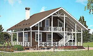 Проекты двухэтажных домов, Прохладный