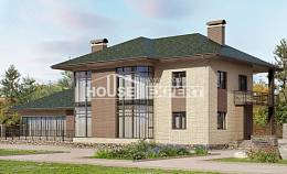 305-003-П Проект двухэтажного дома, уютный дом из газосиликатных блоков Нальчик, House Expert