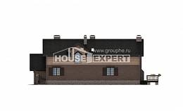 240-002-П Проект двухэтажного дома с мансардой, гараж, средний домик из арболита Прохладный, House Expert